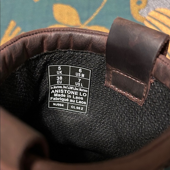 Dr. Martens Dark Brown Leather Boots - Picture 4 of 4